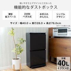 【極美品】二段式ゴミ箱の画像