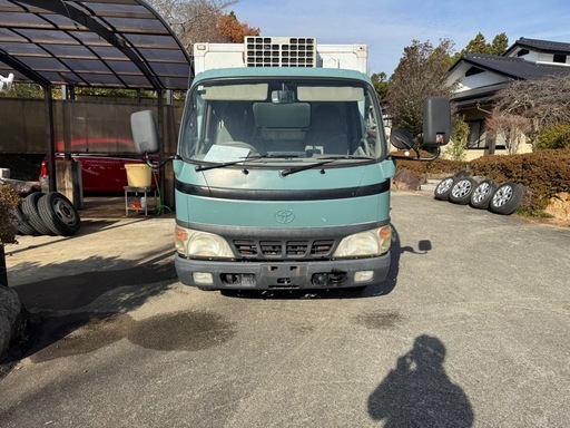 トヨタダイナ/ダブルキャブディーゼル/冷凍冷蔵庫車/新品スタッドレス付き