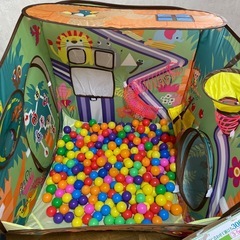 【現状品】トイザらス オリジナル 知育 ボールジャングル ボールプールの画像