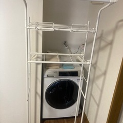 ランドリーラック　洗濯機上　収納　ニトリ