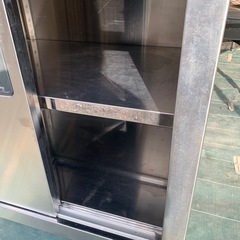 【美品】引き戸付きステンレス作業台　タニコーの画像