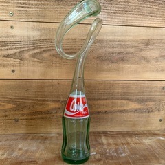 ⑤  コカコーラ　変形瓶　コレクション　Cola 空瓶　ガラス　昭和レトロ　コップ　アメリカンの画像