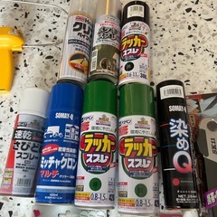 【まとめて引き取り限定】DIY用品 塗装ラッカースプレー、ドリル等の画像