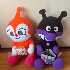 ドキンちゃん バイキンマン 新品 ぬいぐるみ