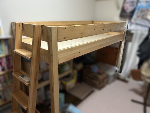 無印良品のロフトベット分解済 (AKB50) 東十条のベッド《ロフトベッド
