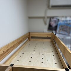 無印良品のロフトベット　分解済の画像