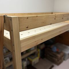 無印良品のロフトベット　分解済の画像