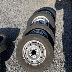 軽貨物用タイヤホイール4本セットの画像