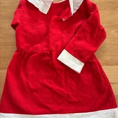 サンタクロース　ワンピース　キッズ用の画像