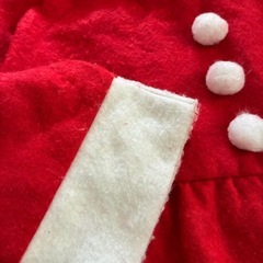 サンタクロース　ワンピース　キッズ用の画像