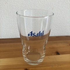 未使用品　アサヒ　オリジナルグラスの画像