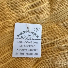 テーブルクロス　黄色の画像