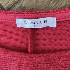 レッド 長袖ニット 赤 Honeys Lの画像