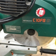 【店頭お渡し限定】(25-11-24)日立工機　255mm　卓上スライド丸のこ　C10FSの画像
