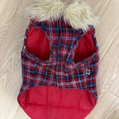 ペット服 ファー付きアウター ジャンパーの画像