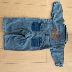 デニムのつなぎの画像