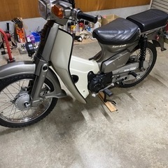 レストア済み　カブカスタム　セル付き4速　85ccボアアップ　新品部品多数　セミオーバーホール　の画像