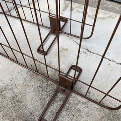 ペットフェンス　ブラウン　2枚セットの画像