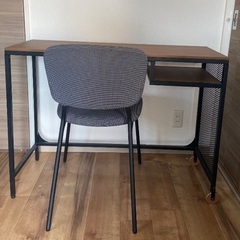 【デスク、チェアセット】IKEA イケア　テレワーク　スタイリッシュの画像
