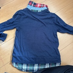 子供服　重ね着風　長袖　ロンTの画像