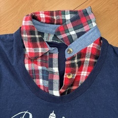 子供服　重ね着風　長袖　ロンTの画像