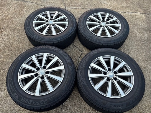 ブリジストン ブリザックVRX3 205/65R16冬タイヤ アルミ付4本セット