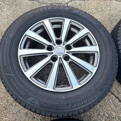 ブリジストン ブリザックVRX3 205/65R16冬タイヤ アルミ付4本セットの画像
