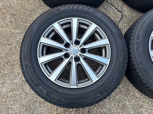 ブリジストン ブリザックVRX3 205/65R16冬タイヤ アルミ付4本セット