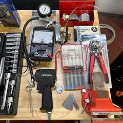 ※引取対応/バラ売り不可 バイク整備 工具等セット KTC TONE JTRIPの画像