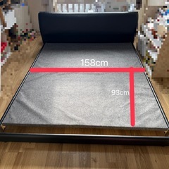 ドリームベッド株式会社　クイーンサイズ　ベッドフレームの画像