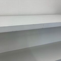 【中古】カウンター　白　幅120㎝の画像