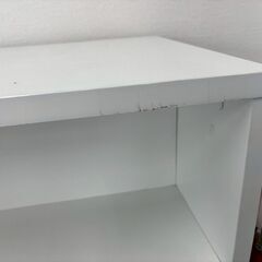 【中古】カウンター　白　幅120㎝の画像