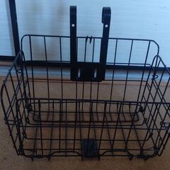 自転車　前かご(脱着式)折りたたみの画像