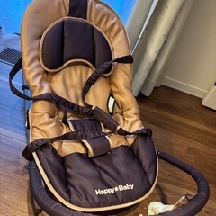 【中古】西松屋　ハッピーベビーバウンサーの画像