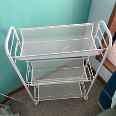 スタンドミラー(姿見鏡)& ミニワゴンの画像