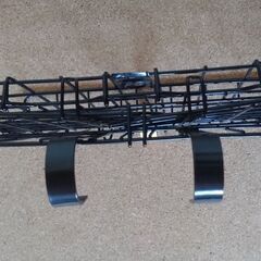 自転車　前かご(脱着式)折りたたみの画像