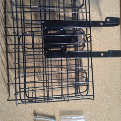 自転車　前かご(脱着式)折りたたみの画像