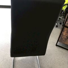 【中古】ダイニングチェア　ブラックの画像