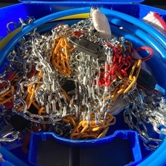 新品タイヤチェーン適用サイズは画像でご確認下さい70の画像