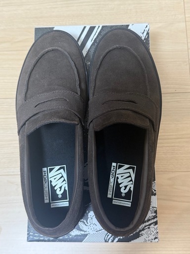 VANS ブラウン スエード ローファー