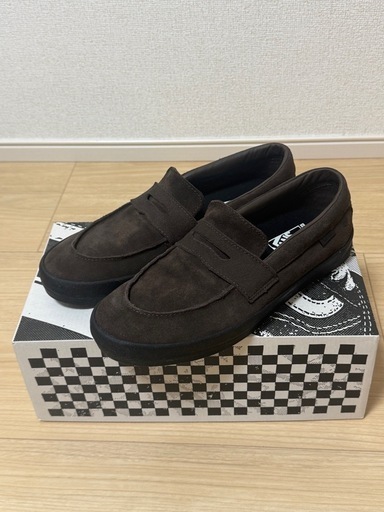 VANS ブラウン スエード ローファー