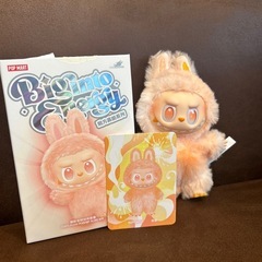 THE MONSTERS Big into Energy LABUBU ピース ぬいぐるみ の画像