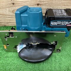 【SIW】makita マキタ HS001GRDX 40V 165mm充電式マルノコ バッテリー2個、充電器付き【未使用品】の画像