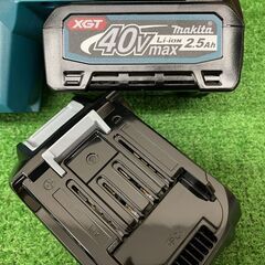 【SIW】makita マキタ HS001GRDX 40V 165mm充電式マルノコ バッテリー2個、充電器付き【未使用品】の画像
