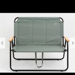 新品未開封　ロゴス　チェア　2人掛け　キャンプの画像