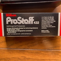 ウィルソン　プロスタッフ432 ゴルフボールの画像