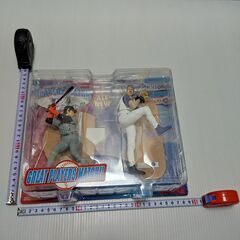 タカラ｜新庄剛志＆ランディ・ジョンソン｜MLBアクションフィギュア｜グレートプレイヤーズマッチ｜ホットファイト2｜5 SHINJO｜51 JOHNSONの画像