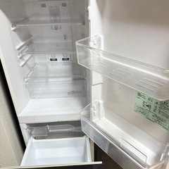 MITSUBISHI 冷蔵庫 2ドア ブラック MR-P15W-B 2013年製の画像