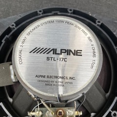 ALPINE スピーカーの画像