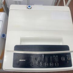 リサイクルショップどりーむ天保山店　No1655 洗濯機　2021年製　アイリスオーヤマ　外置き使用により外販日焼け　動作問題なし　お手頃価格🎵の画像